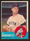 1963 Topps #480 Bill Monbouquette (Red Sox) *Autographed* D.2015 -High #