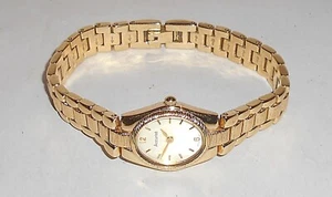 Accurist 8346 Ladies Gold Plated Wrist Watch - Picture 1 of 5