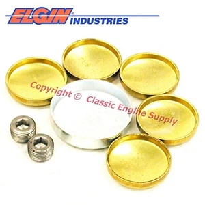 New EP112BR Elgin Brass Freeze Plug Set Chrysler 225 198 170 Slant 6 Cylinder - Picture 1 of 1