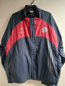 Chaqueta de fútbol vintage Adidas Bayern Munich fútbol para hombre rara talla XL - Imagen 1 de 9