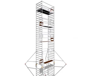 ALTEC AluLight 2.0 1000 | 10m | Länge 2,5m | Breite 1,35m | Profigerüst - Bild 1 von 4