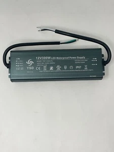 YSD DC12V 300W25A 0/1-10V UL-Listed LED Power Supply, IP67, Ultra Narrow - Picture 1 of 3