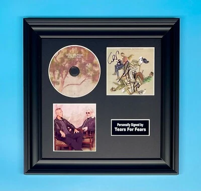 Tears For Fears Signed Photo & CD Framed & COA Autograph Memorabilia Poster - Image 1 of 4
