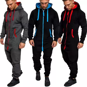 Herren Overall Jumpsuit Jogging Onesie Sportanzug Trainingsanzug Camouflage 3004 - Bild 1 von 4