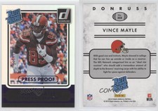 2015 Panini Donruss Rated Press Proof Purple /199 Vince Mayle #233 Rookie RC