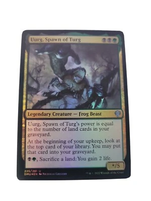 MTG Uurg, Spawn of Turg Dominaria United 225/281 Holo Uncommon Multicolor - Image 1 of 4