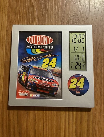 Jeff Gordon Digital Clock Cover