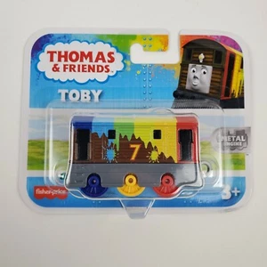 Thomas & Friends Metal Engine Small Push Along Engine Fisher Price 3" Toby - Picture 1 of 4