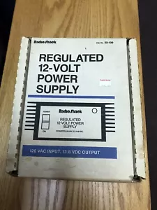 RADIO SHACK~ Regulated 12-V Power Supply ~# 22-120~ Tested~ with Box - Zdjęcie 1 z 10