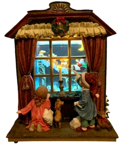 Kirkland Signature Musical Windowpane Water Globe Toy Store Snow Globe 900847 B1 - Picture 1 of 12