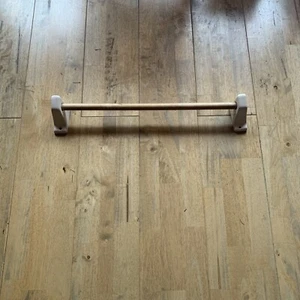 New Vintage Retro 60/70’s Wall Mounted Ceramic Towel Rail Holder Cream NO POLE - Picture 1 of 5