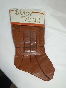 Slam Dunk Basketball Musical Weihnachten Foto Strumpf 17" 3x5 Foto - Bild 1 von 7