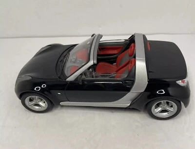 SMART 452 Roadster Coupe Jack Black Silver 1/18 Die cast Italy READ - Image 1 of 4