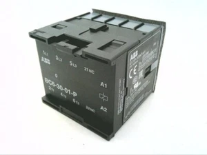 ABB BC6-30-01-P-01 Mini Contactor 24 V DC - 3 NO - 0 NC - Soldering Pins - Picture 1 of 2