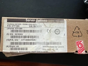 Lenovo 67Y1389 4GB -1333MHz (2RX8) UDIMM Memory - Picture 1 of 2