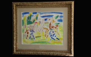 Gen Paul (1895-1975) Paris Courses à Longchamp / Gen Paul (1895-1975)  Paris - Picture 1 of 7