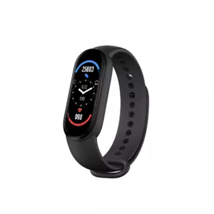 Smart Watch M6 Fitness Heart Rate Sport Band Bracelet Bluetooth Black - Picture 1 of 5