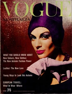 Vogue Australia - Autumn 1961 - Very Rare 1960s Women's Vintage Fashion Magazine - Picture 1 of 3