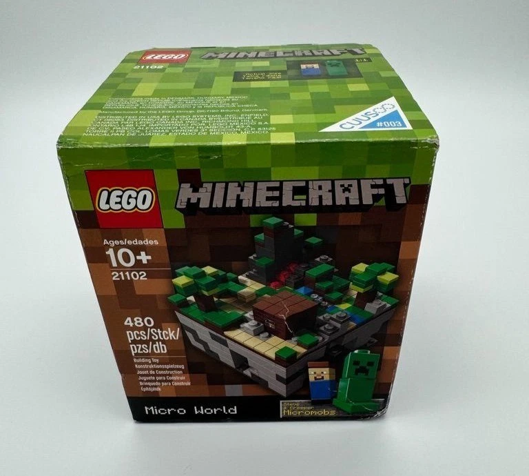 Lego Minecraft 21102 Micro Mundo El Bosque 480 Piezas Juego de Construcción Nuevo en Caja Foto 1 de 4