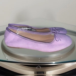 A New Day Damen-Ballerinas aus Wildlederimitat Größe 9 lila lavendar flieder - Bild 1 von 8
