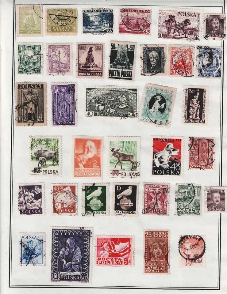 Poland collection stamps on page 1950-52 PL - image 1 of 1