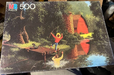 Milton Bradley Good Old Days - Watch Out 500 Pcs Puzzle New/Sealed 1986 - Image 1 of 3