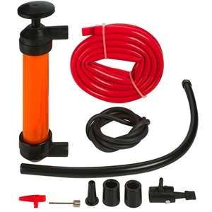 Liquid Transfer, Siphon Hand Pump - 2 Hoses, 50 x .5 Inches - for Gas, Oil, A... - Picture 1 of 9