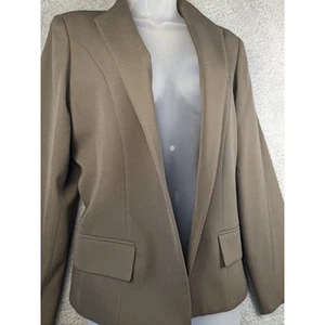 NWT Austin Reed Wool Women’s 14 Mocha Brown Blazer Jacket Professional Career - Picture 1 of 15