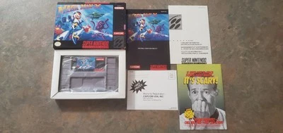Mega Man X Snes Super Nintendo 1996 NTSC (US/Canada) - Complete with Reg Card - Image 1 of 4