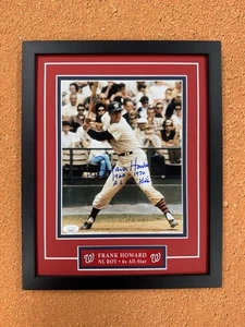 Frank Howard Signed 8x10 Photo Washington Senators Home Run King - Picture 1 of 4