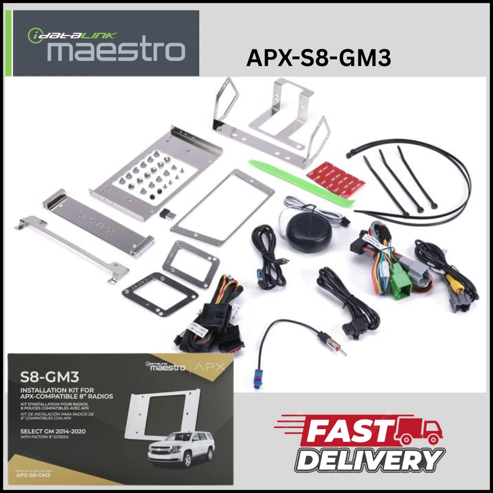 IDATALINK MAESTRO APX-S8-GM3 / DIRECT REPLACEMENT RECEIVER KIT FOR 2014-2020 GM - Image 1 of 4