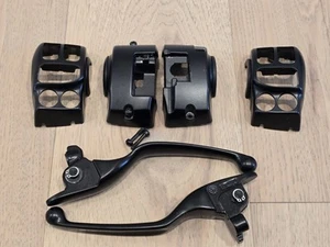 Black Handlebar Switch Housing Kit 2014 & Up Harley-Davidson Touring models OEM - Picture 1 of 4