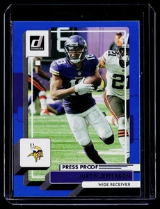 2022 Donruss #103 Justin Jefferson Blue Press Proof - Picture 1 of 2