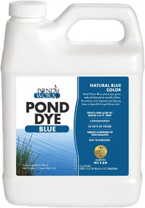 Blue Lake and Pond Dye - 4X Concentrated Liquid Pond Colorant – Shades and Prote - Picture 1 of 12