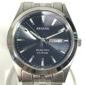 CITIZEN RS25-0052B Logo REGUNO Men&#39;s watch Wristwatch SS Silver - Picture 1 of 10