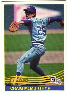 1984 Donruss - Craig McMurtry #599 (RC) - Image 1 of 2