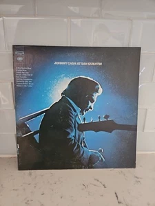 Johnny Cash "AT SAN QUENTIN" LP 1969. Columbia CS 9827, 1st Pressing VG+ - Picture 1 of 7