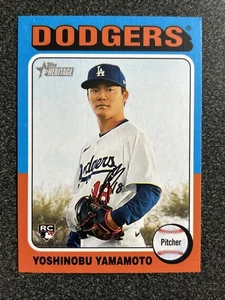 2024 Topps Heritage High Number Yoshi Yamamoto RC #553 QTY - Picture 1 of 2