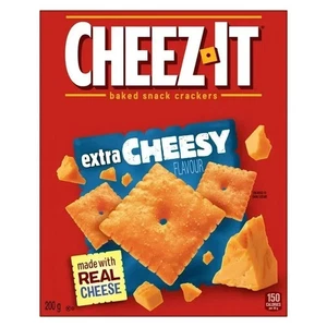 6 x Cheez-It Crunch Extra Cheesy Baked Crackers 200g / 7 oz - FRESH - Picture 1 of 3
