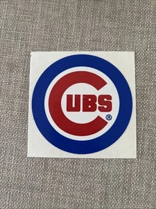 Set Of 10 Vintage Chicago Cubs Stickers From 2000 Unused 3 Inches In Diameter - Picture 1 of 3