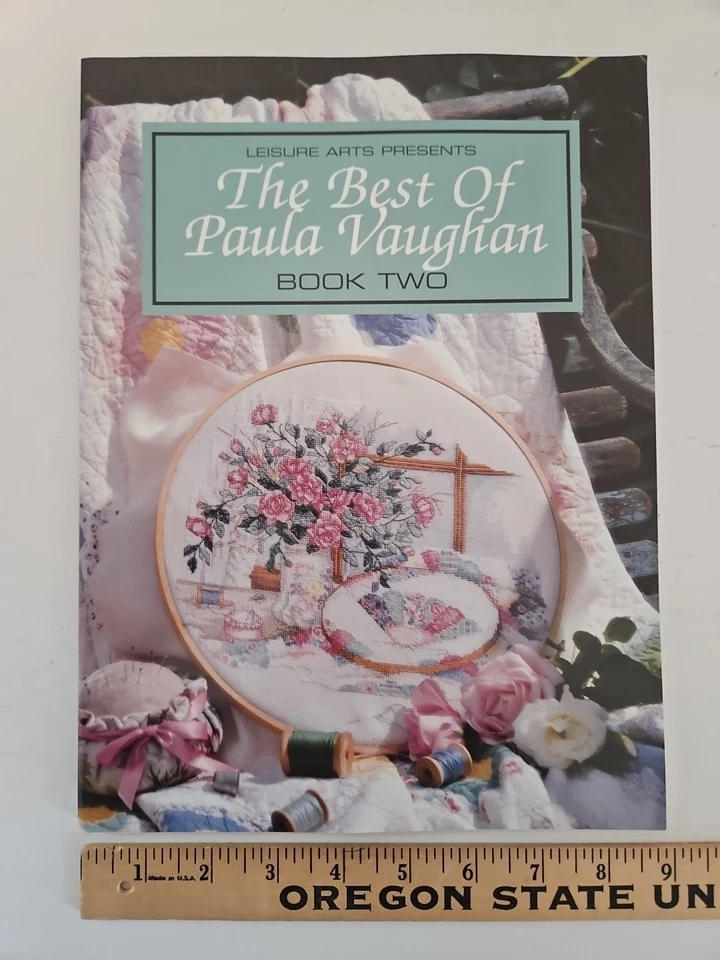 LEISURE ARTS The Best of Paula Vaughan Book Two FULL COLOR Cross Stitch Patterns - image 1 of 4