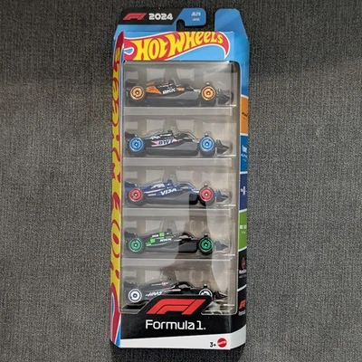 Hot Wheels - Formula 1 2024 - Die-Cast Cars 5-Pack Collection - F1 Racing Cars - Image 1 of 4