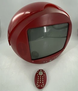 Memorex MSP-TV1300 Red Sphere Ball 13" CRT TV Retro WORKING Videoball W/ Remote - Picture 1 of 13