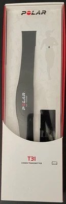 NEW Polar T31 Heart Rate Monitor with Coded Transmitter & Chest Strap Size MED - Image 1 of 3