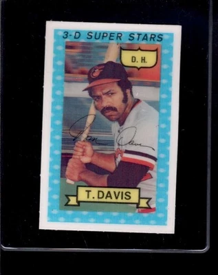 1974 Kellogg  #43 Tommy Davis   NM/NM+ X3522624 - Image 1 of 3