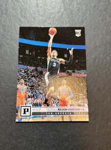 2019-20 PANINI CHRONICLES PANINI KELDON JOHNSON PURPLE RC #113 #/49 SPURS *spot