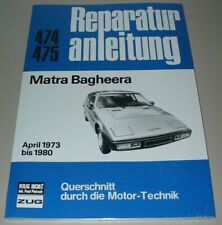 Reparaturanleitung Matra Bagheera Baujahre April 1973 bis 1980 Bucheli Buch NEU!