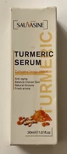 SAUVASINE Turmeric Skin Serum Anti-Aging Balance Uneven Skin Natural Formula - Picture 1 of 5