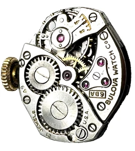 Bulova 6BA Damen 21 Jewel mechanisches Uhrwerk FOR PARTS 20-234 - Bild 1 von 4