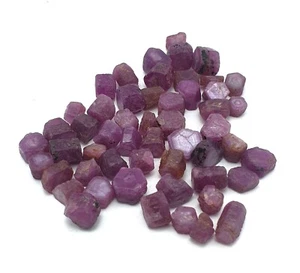 Beste Qualität rohe rosa Rubin Croundum Kristalle 47 Gramm - Bild 1 von 6